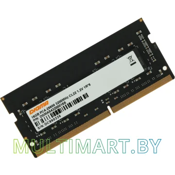 Оперативная память Digma 16GB DDR4 PC4-25600 (DGMAS43200016S)